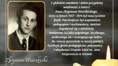 Powiat sztumski. Odszedł Zbigniew Wierzbicki – pedagog i nauczyciel.