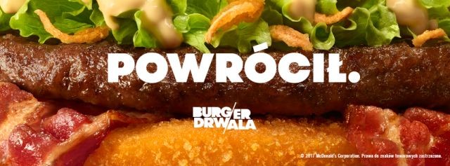 Długo wyczekiwany Burger Drwala powraca do McDonald’s!