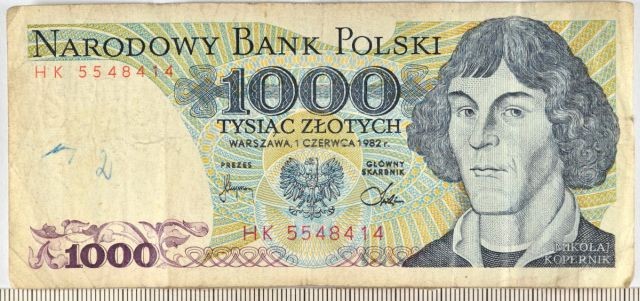 Ukraiński turysta chciał zapłacić za pobyt w Polsce historycznym banknotem