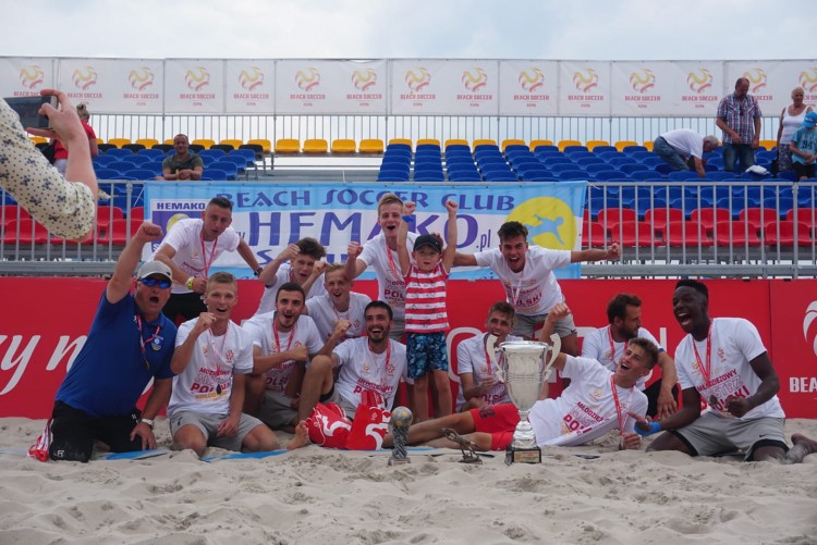 Hemako Sztutowo Mistrzem Polski w Beach Soccer 2019.