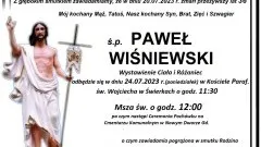 Zmarł Paweł Wiśniewski. Miał 36 lat.