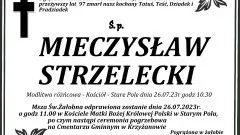 Zmarł Mieczysław Strzelecki. Miał 97 lat.