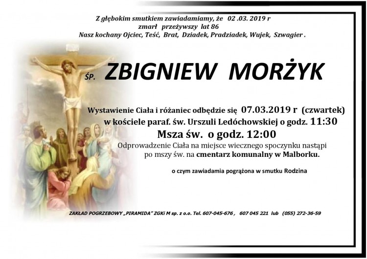 Zmarł Zbigniew Morżyk. Żył 86 lat.
