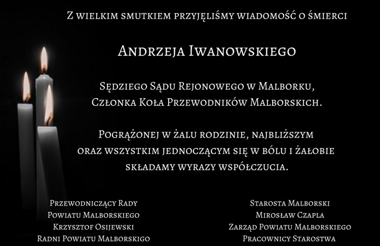Starosta Malborski, Przewodniczący Rady, Zarząd i Radni Powiatu Malborskiego&#8230;